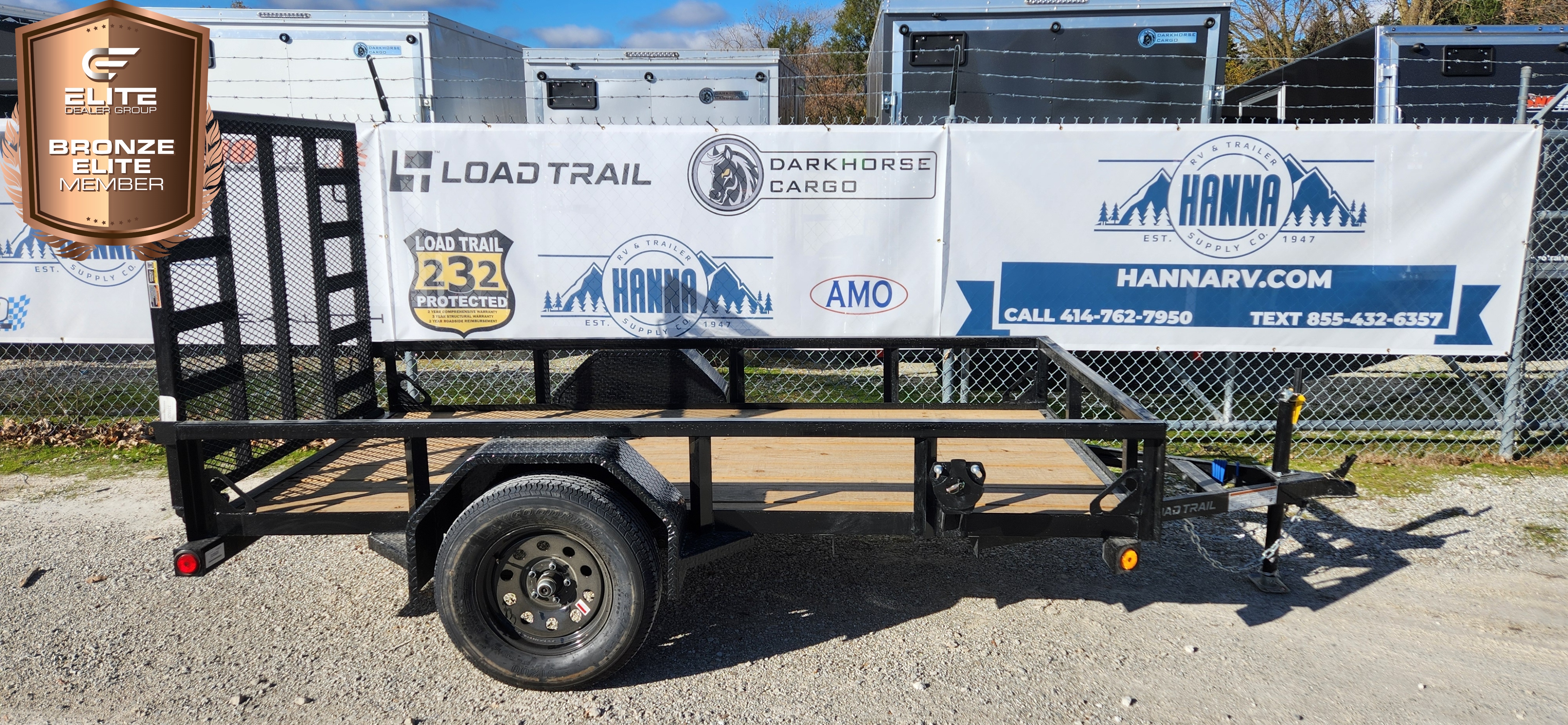 Load Trail 5 X10 Single Axle Steel Angle Frame Utility Trailer with Ramp Gate